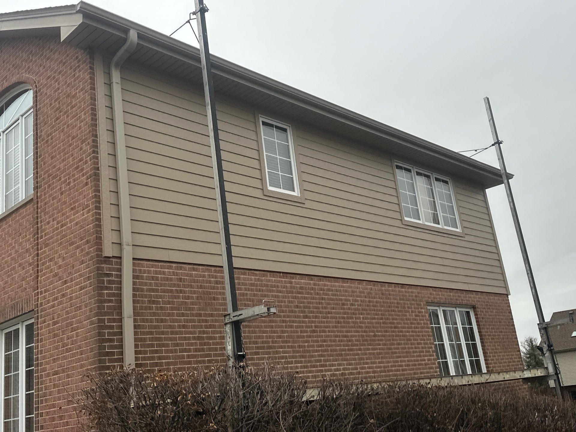 James Hardie fiber cement plank installation in Lemont IL