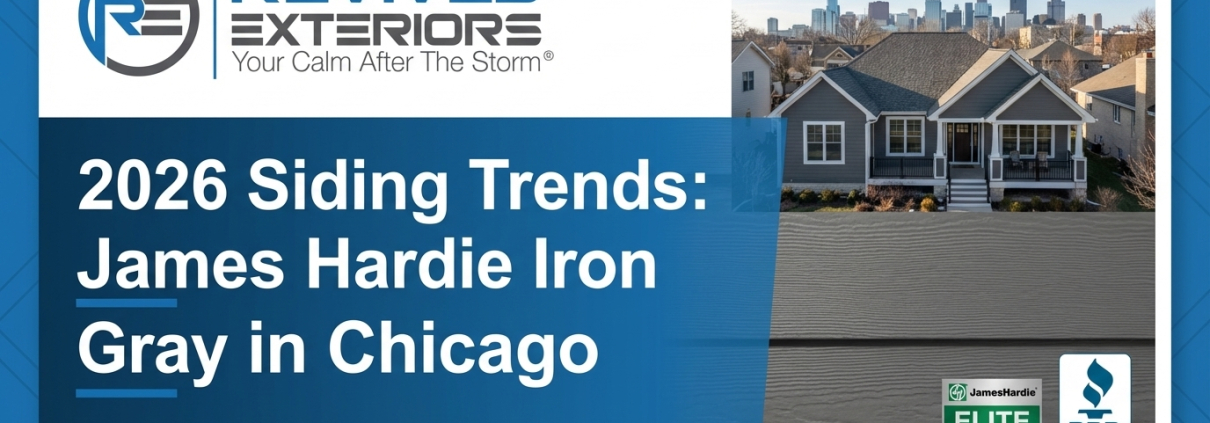 2026 Siding Trends: James Hardie Iron Gray in Chicago