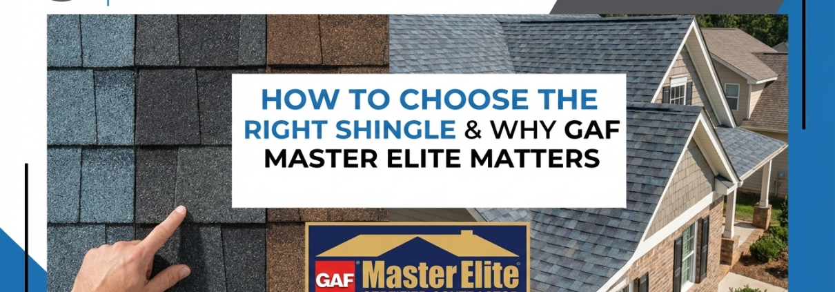 How to Choose the Right Shingle & Why GAF Master Elite Matters