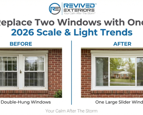 REPLACE TWO WINDOWS WITH ONE