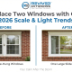 REPLACE TWO WINDOWS WITH ONE